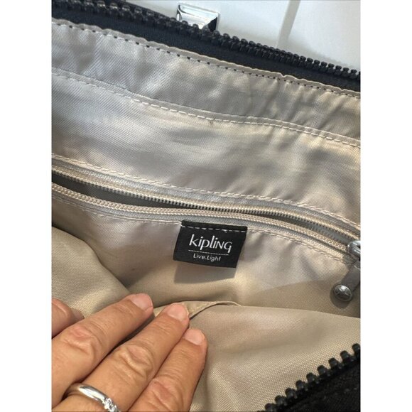 Kipling Black Nylon Bailey Rare Crossbody Bag - Picture 8 of 16